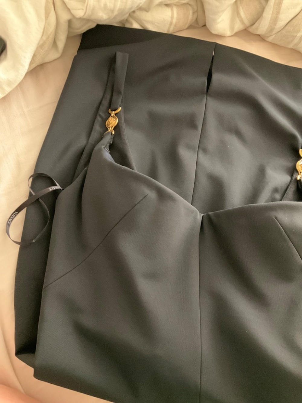 Compact Jersey Cocktail Dress Versace - Picture 4 of 14